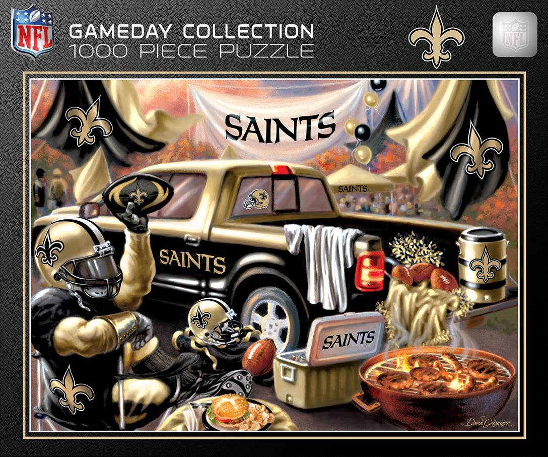 New Orleans Saints Puzzle 1000 Piece Gameday Design - ToylandEU