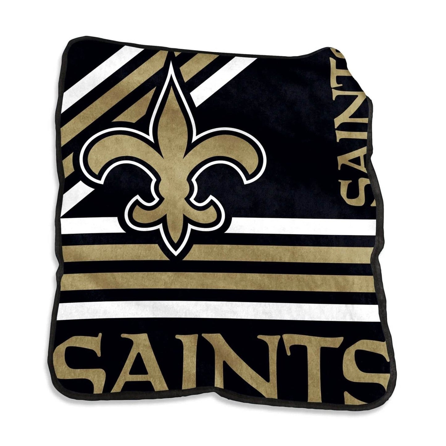 New Orleans Saints Raschel Throw Blanket 50x60 Tailgate - ToylandEU