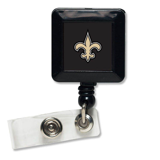 New Orleans Saints Retractable Badge Holder Square Clip - ToylandEU