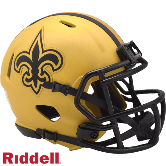 New Orleans Saints Riddell Replica Mini Speed Rave Helmet - ToylandEU