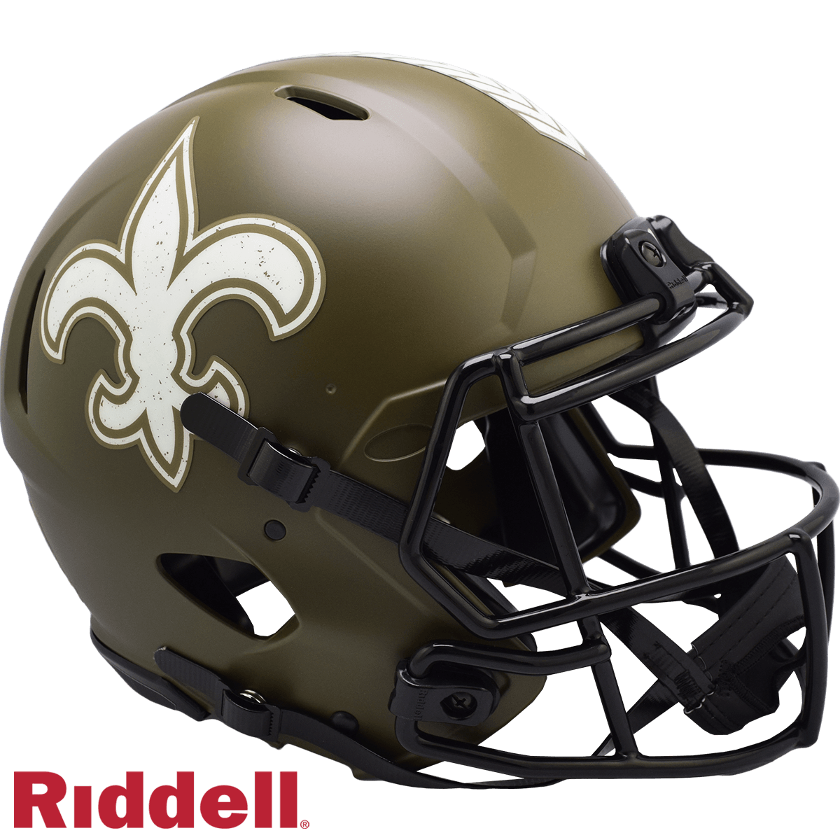 New Orleans Saints Riddell Salute To Service Helmet 2022 - ToylandEU
