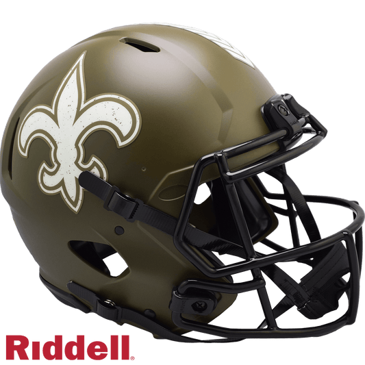 New Orleans Saints Riddell Salute To Service Helmet 2022 - ToylandEU
