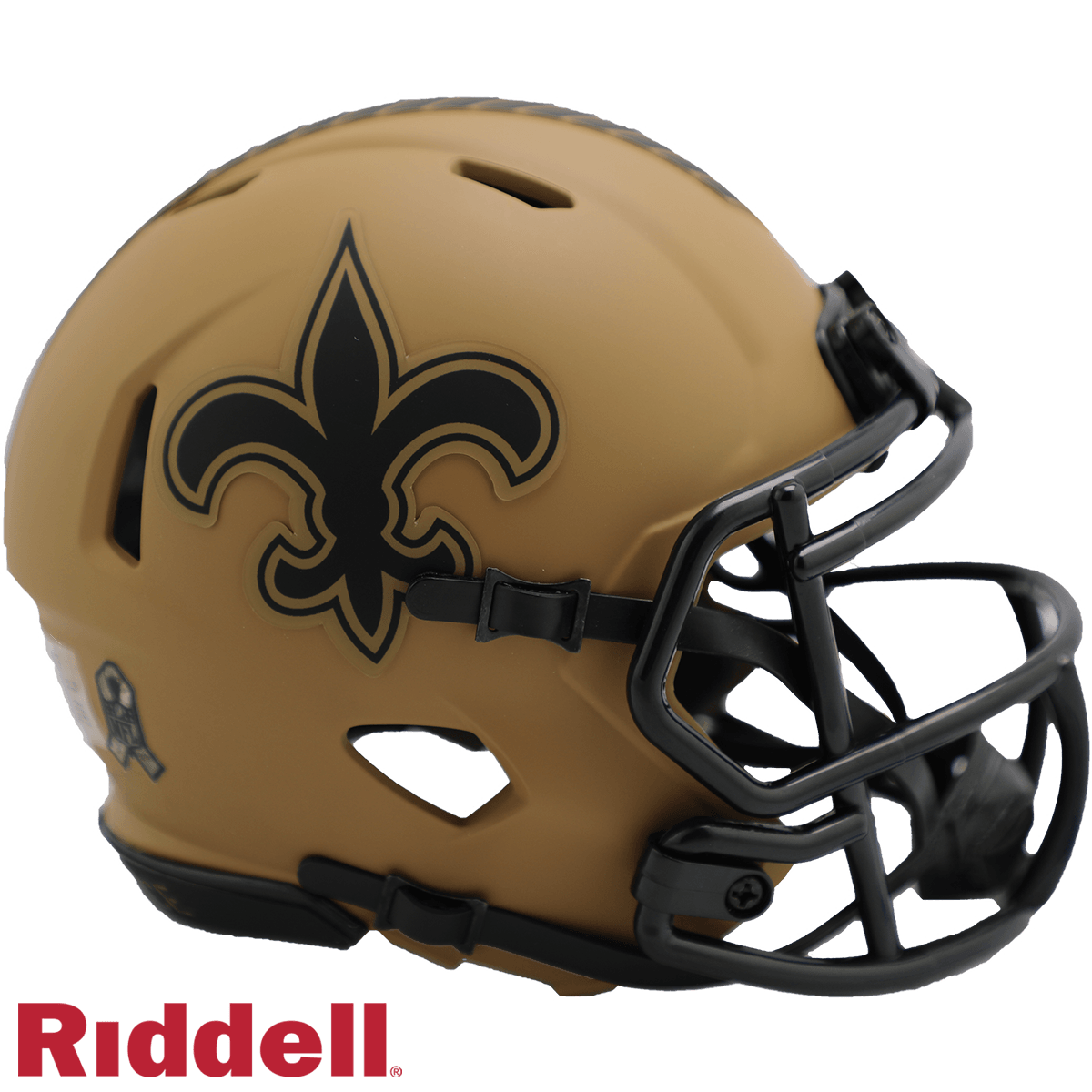 New Orleans Saints Salute To Service Mini Speed 2023 Helmet - ToylandEU