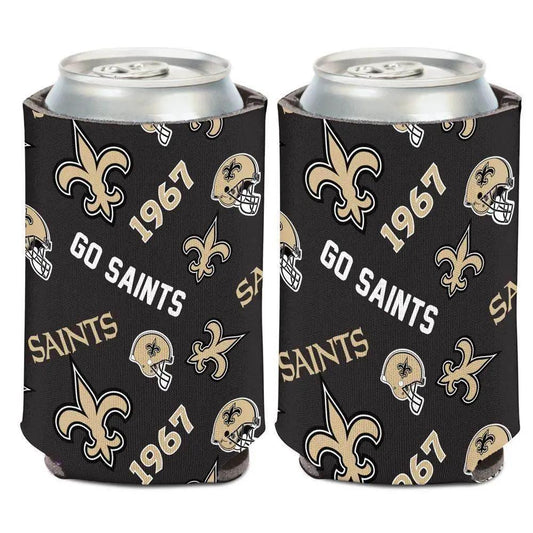  New Orleans Saints Scatterprint Can Cooler 12 Oz Foam -  ToylandEU™