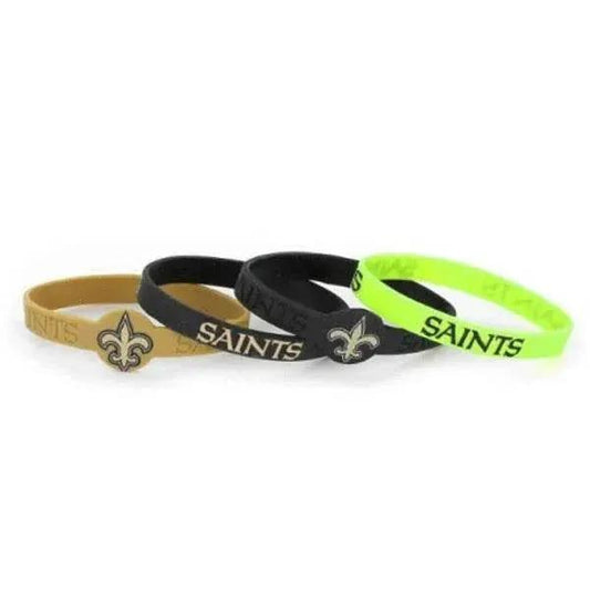  New Orleans Saints Silicone Bracelets 4 Pack Licensed -  ToylandEU™