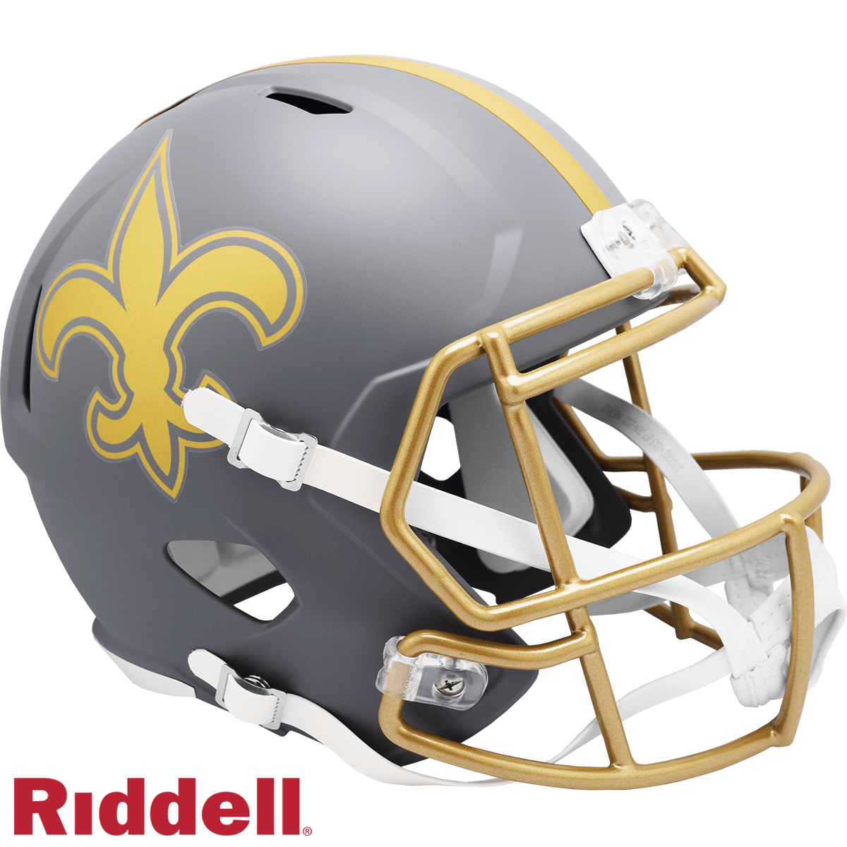 New Orleans Saints Slate Riddell Replica Speed Style Helmet - ToylandEU