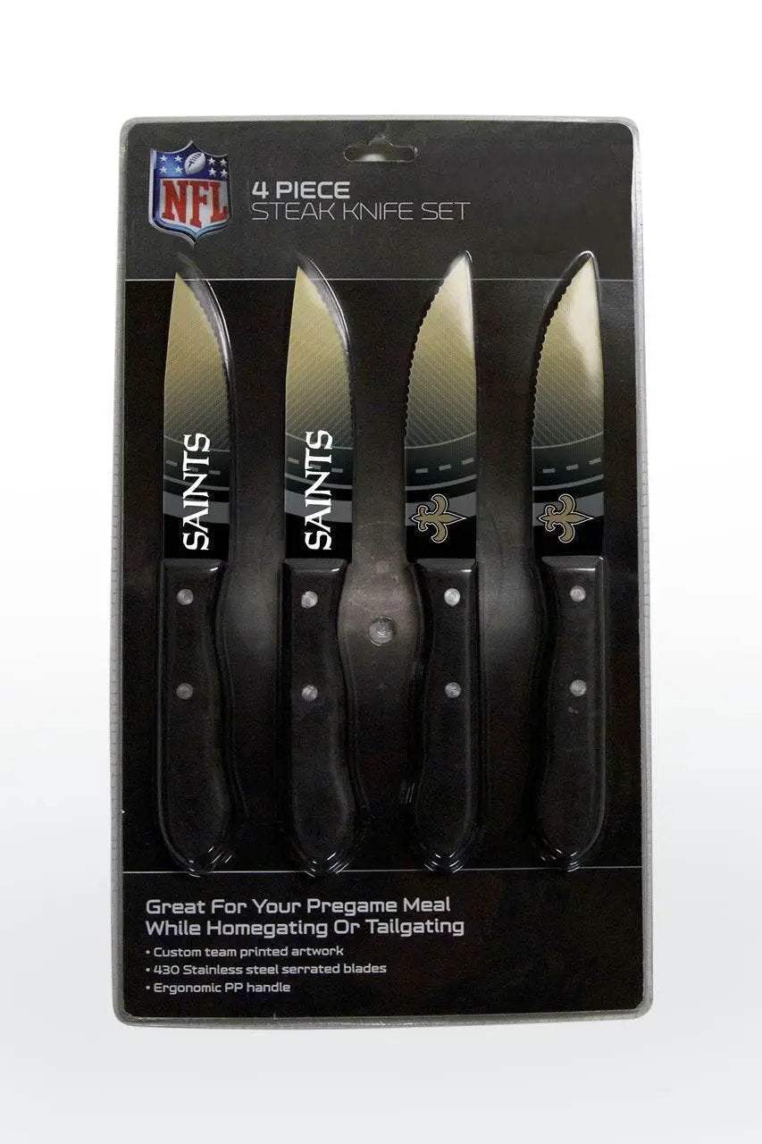  New Orleans Saints Steak Knife Set 4 Pack Premium Edition -  ToylandEU™