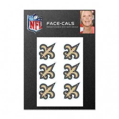  New Orleans Saints Tattoo Face Cals Six Skin Safe Decals -  ToylandEU™