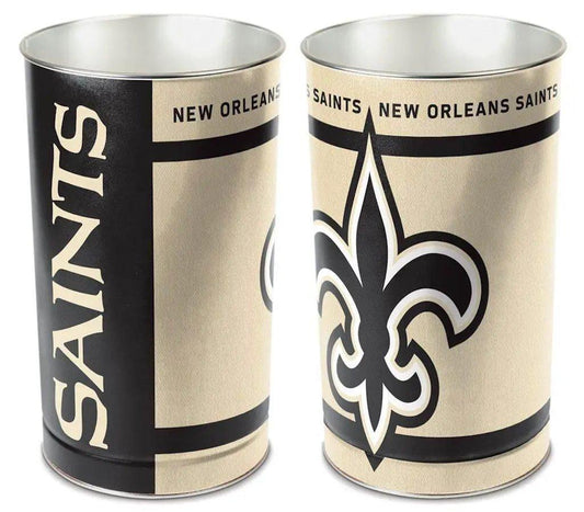  New Orleans Saints Wastebasket 15 Inch Metal Home Office -  ToylandEU™