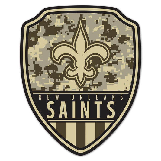 New Orleans Saints Wood Shield Sign 11x14 Inches Antique - ToylandEU