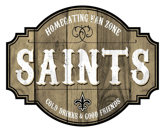 New Orleans Saints Wood Sign 12 Inch Homegating Tavern - ToylandEU