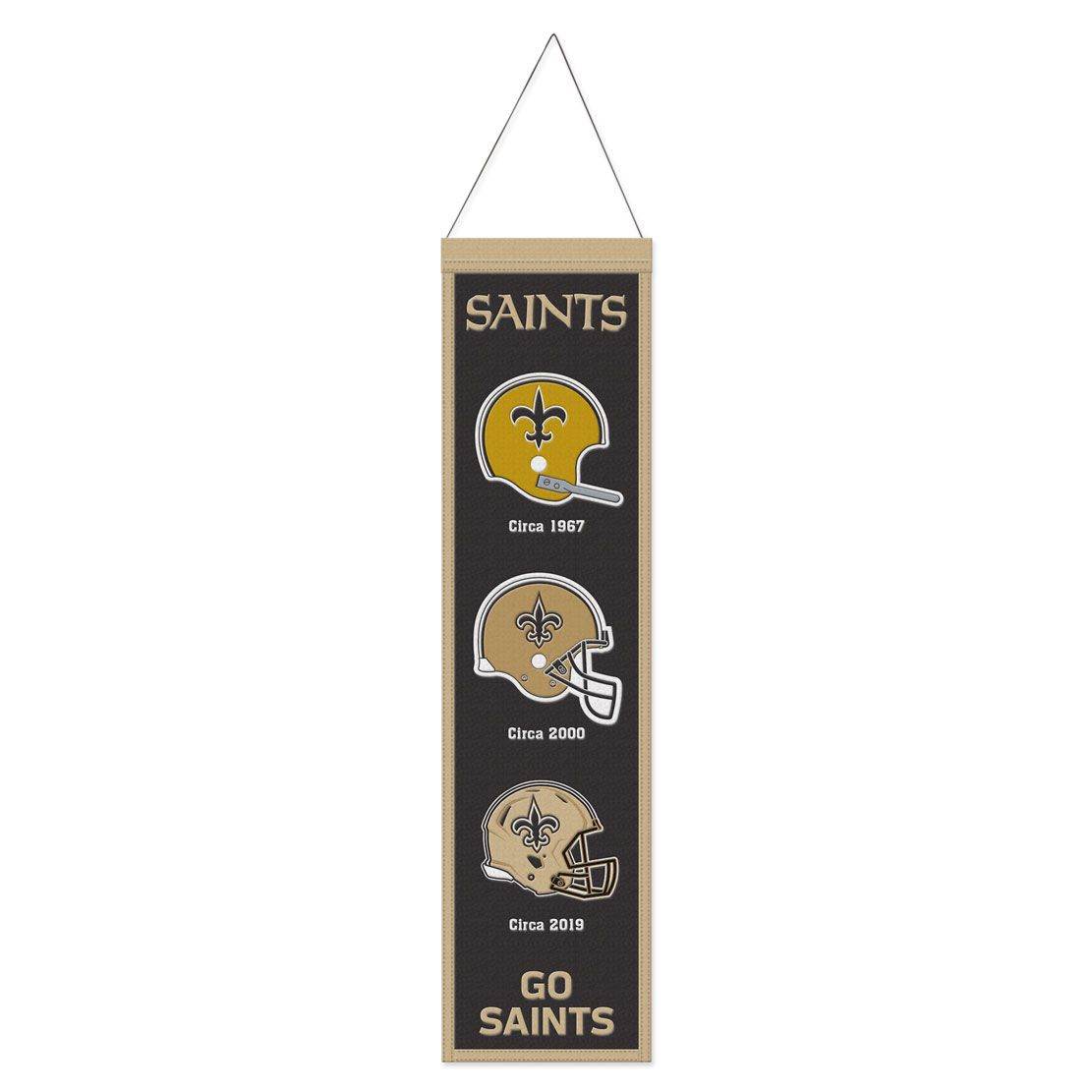 New Orleans Saints Wool Banner 8x32 Evolution Design - ToylandEU