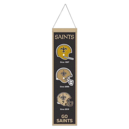 New Orleans Saints Wool Banner 8x32 Evolution Design - ToylandEU