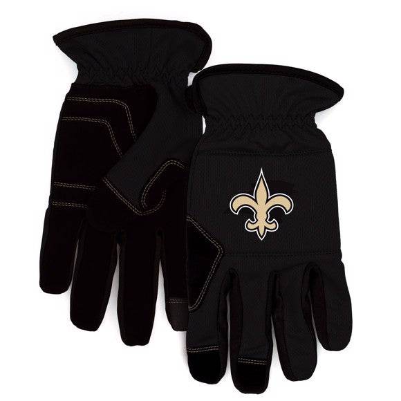 New Orleans Saints Work Glove Padded Durable Grip Breathable - ToylandEU