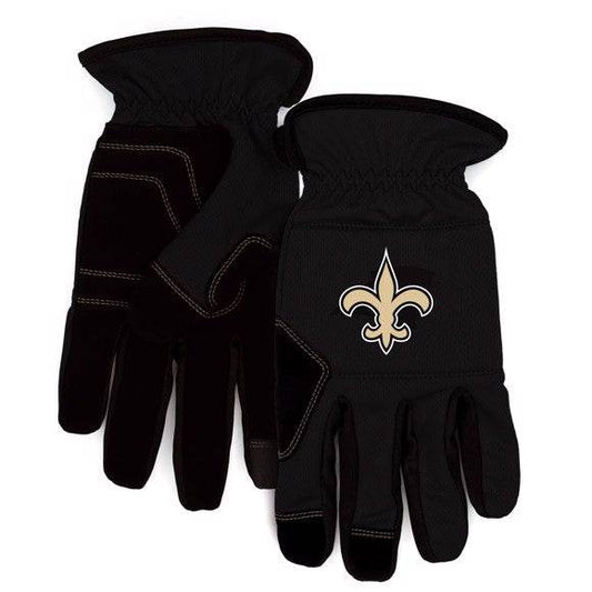 New Orleans Saints Work Glove Padded Durable Grip Breathable - ToylandEU