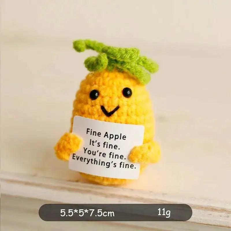  New Positive Potato Crochet Doll Handmade Room Decor Gift -  ToylandEU™
