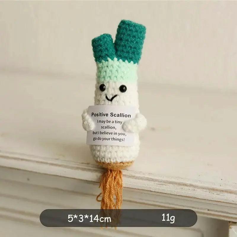  New Positive Potato Crochet Doll Handmade Room Decor Gift -  ToylandEU™
