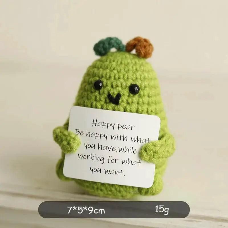  New Positive Potato Crochet Doll Handmade Room Decor Gift -  ToylandEU™