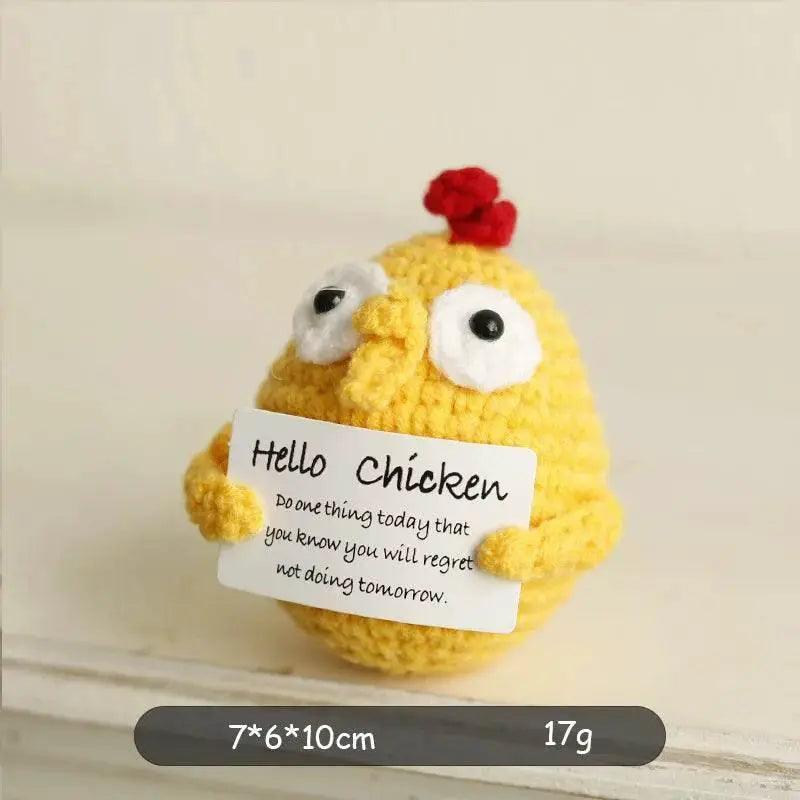  New Positive Potato Crochet Doll Handmade Room Decor Gift -  ToylandEU™