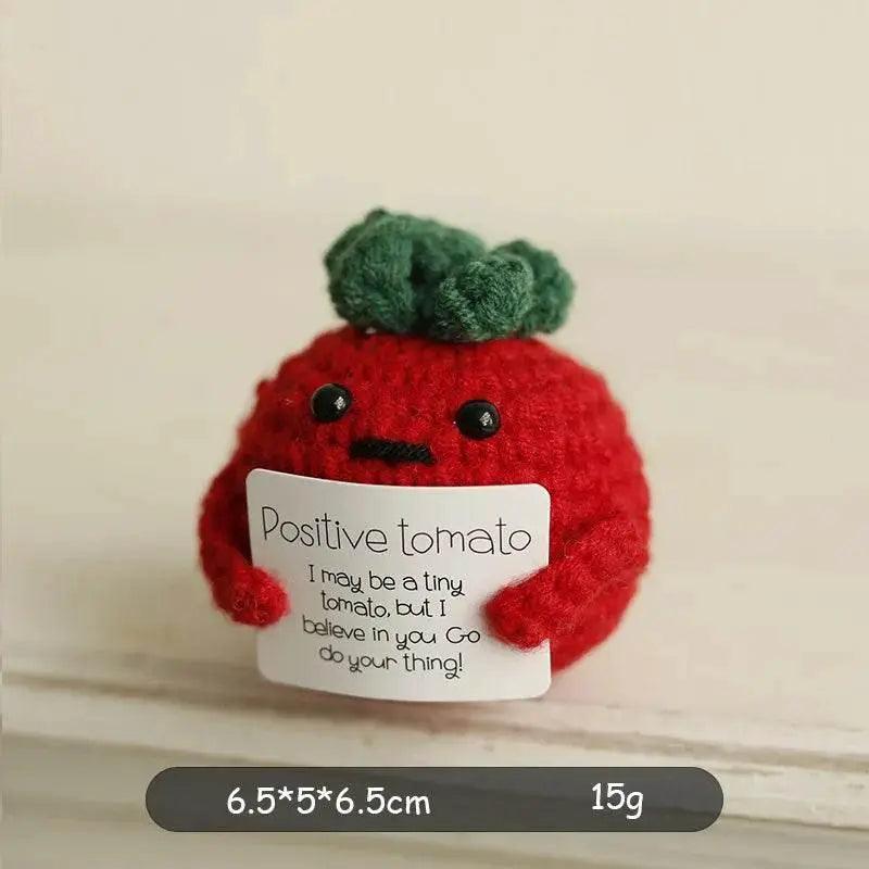  New Positive Potato Crochet Doll Handmade Room Decor Gift -  ToylandEU™