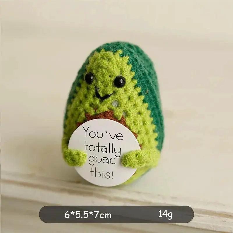  New Positive Potato Crochet Doll Handmade Room Decor Gift -  ToylandEU™