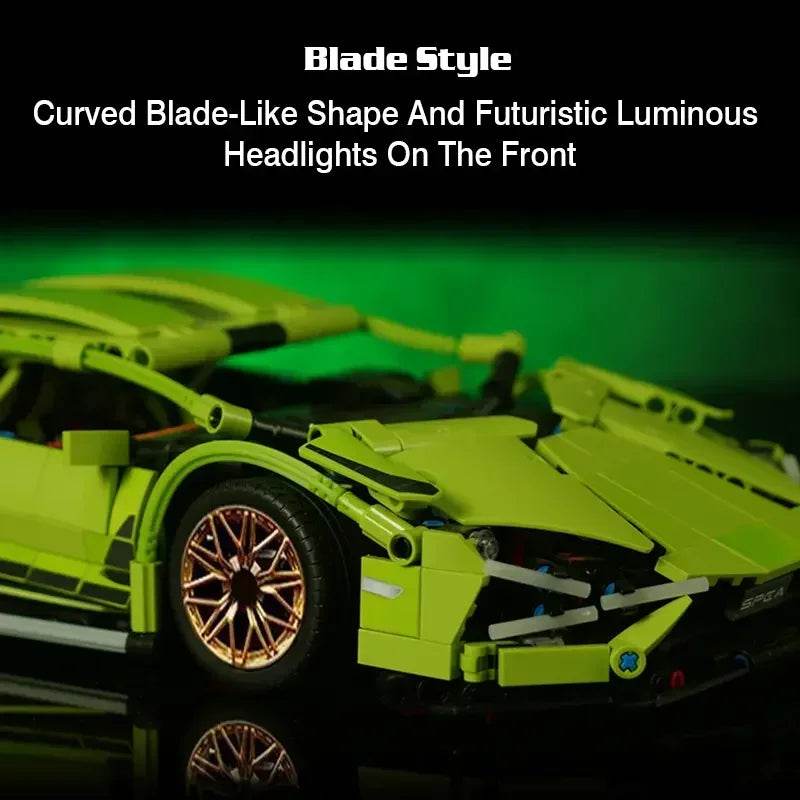 New Premium Building Block Car 1280 Piece Tech Set For Kids - ToylandEU