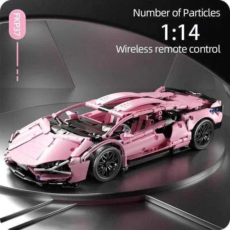 New Premium Building Block Car 1280 Piece Tech Set For Kids - ToylandEU