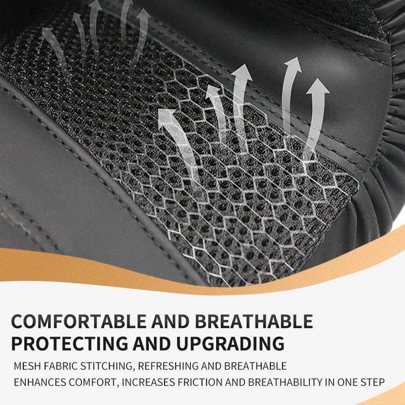 New Pro Boxing Gloves Synthetic Leather 12oz For Adults - ToylandEU