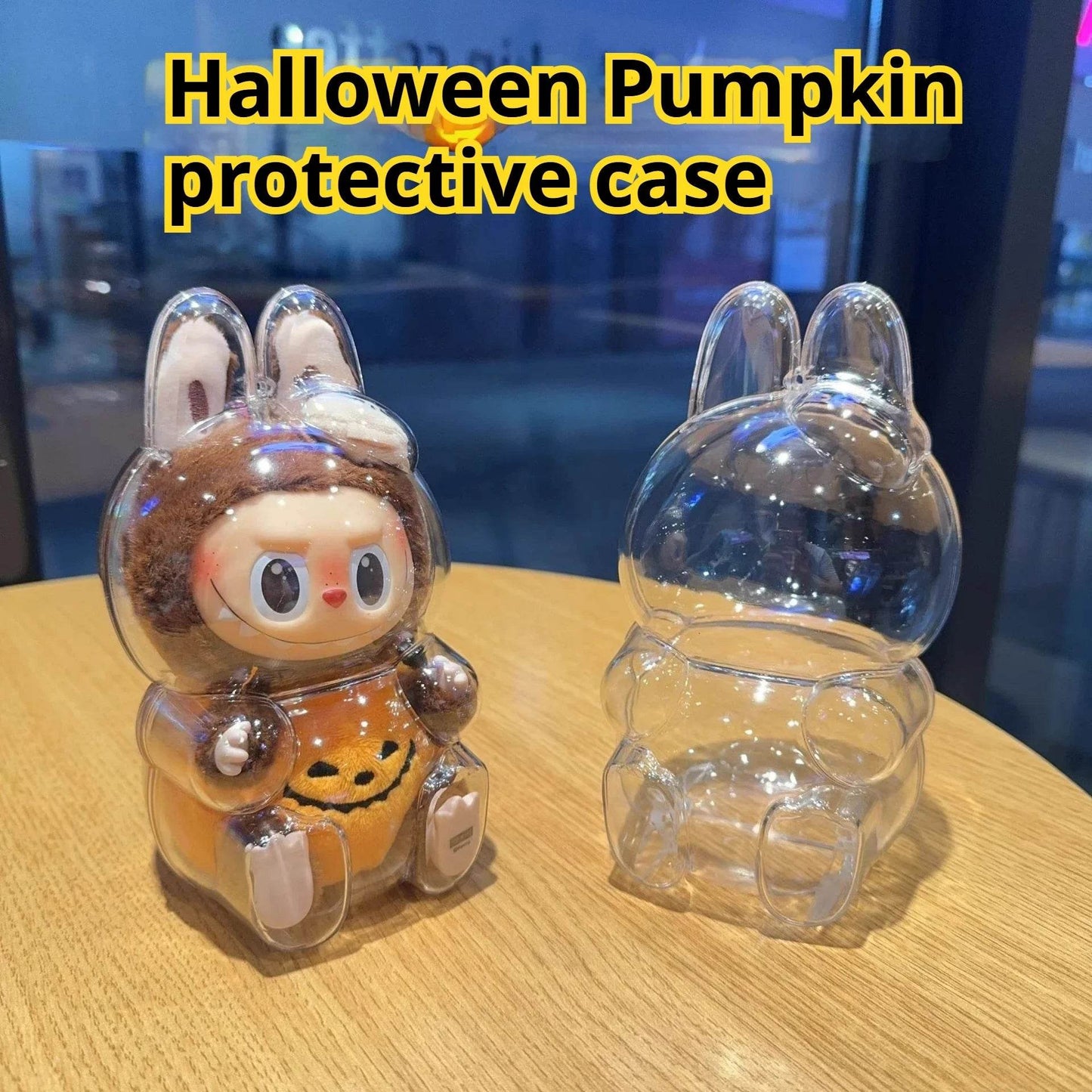 New Protective Case Transparent Dust Cover For Labubu Dolls - ToylandEU