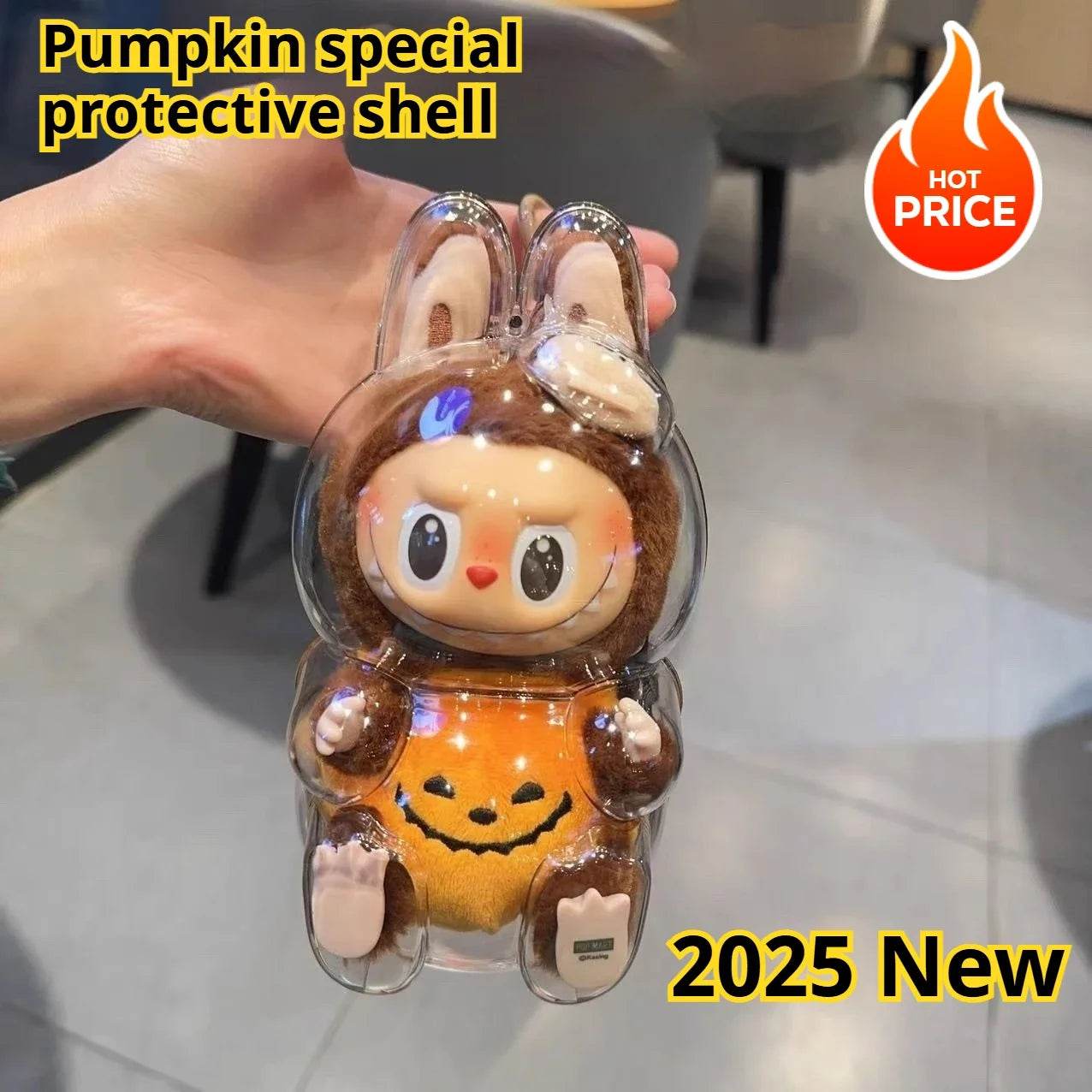 New Protective Case Transparent Dust Cover For Labubu Dolls - ToylandEU