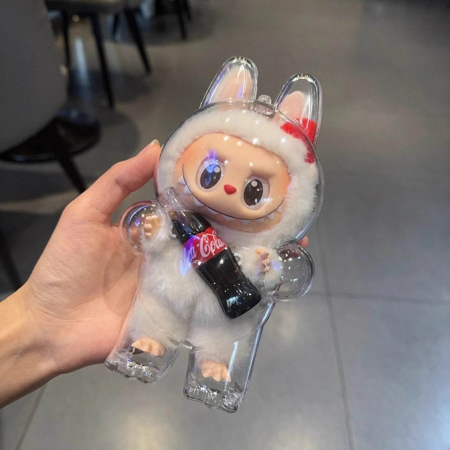 New Protective Case Transparent Dust Cover For Labubu Dolls - ToylandEU