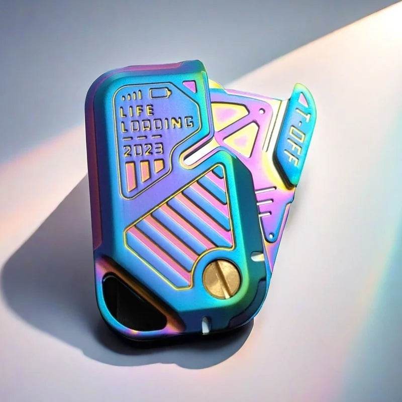 New Push Metal POP Fidget Slider 01EDC Sensory Toys Haptic Coin Fidget Spinner Anxiety Relief Fidget Toys - ToylandEU