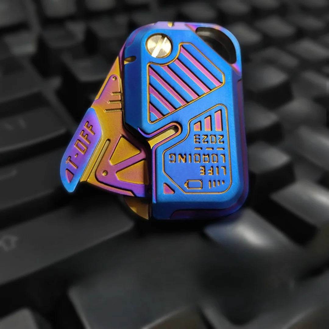 New Push Metal POP Fidget Slider 01EDC Sensory Toys Haptic Coin Fidget Spinner Anxiety Relief Fidget Toys - ToylandEU