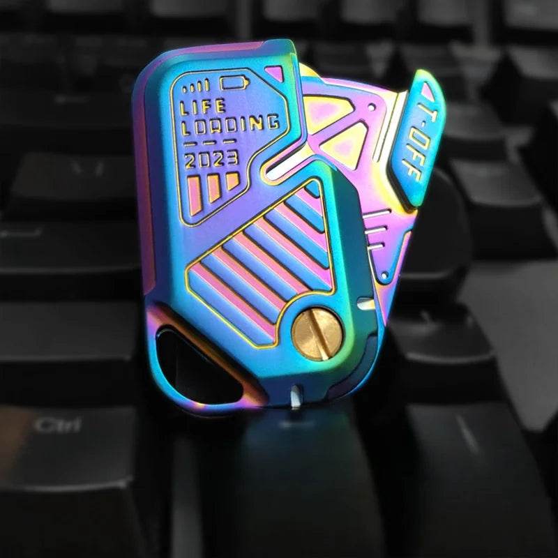 New Push Metal POP Fidget Slider 01EDC Sensory Toys Haptic Coin Fidget Spinner Anxiety Relief Fidget Toys - ToylandEU