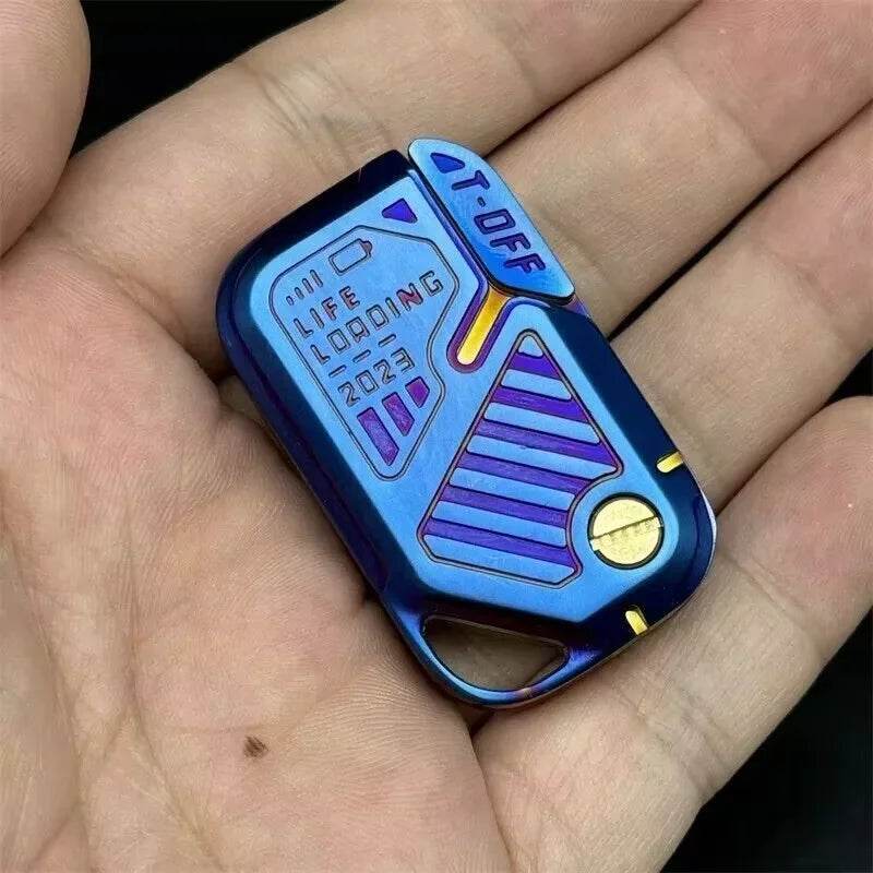 New Push Metal POP Fidget Slider 01EDC Sensory Toys Haptic Coin Fidget Spinner Anxiety Relief Fidget Toys - ToylandEU