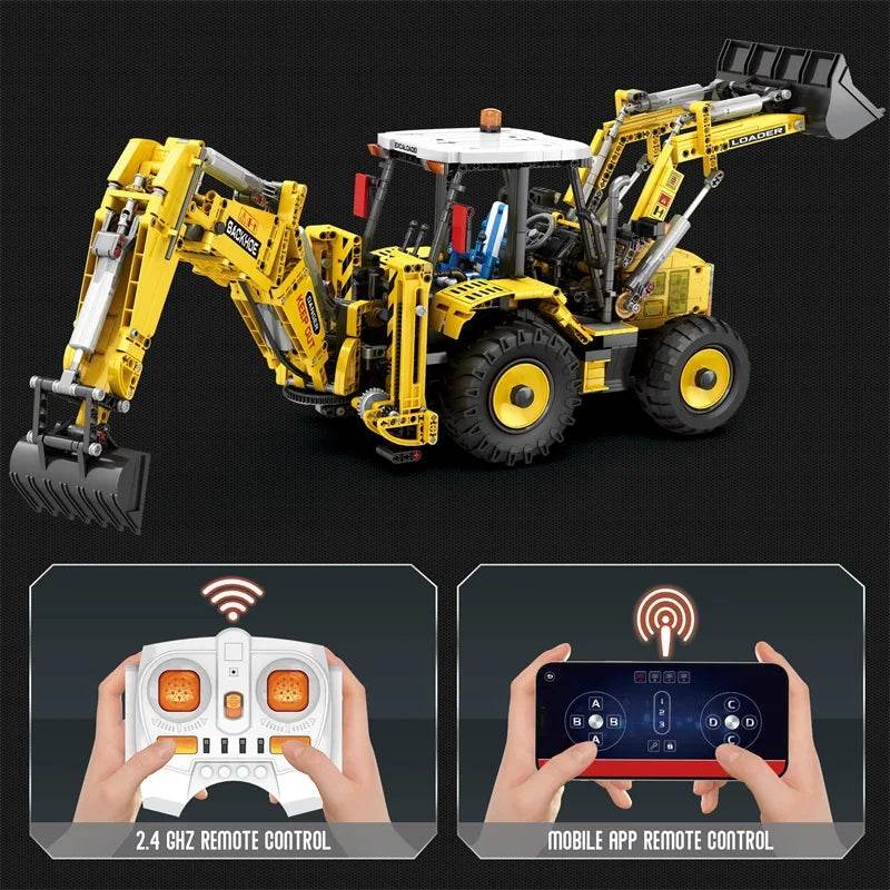 New Remote Control Bulldozer Excavator 2466Piece For Boys - ToylandEU