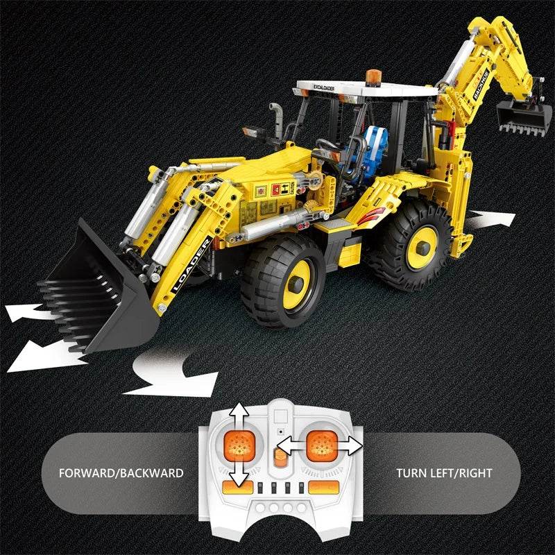 New Remote Control Bulldozer Excavator 2466Piece For Boys - ToylandEU