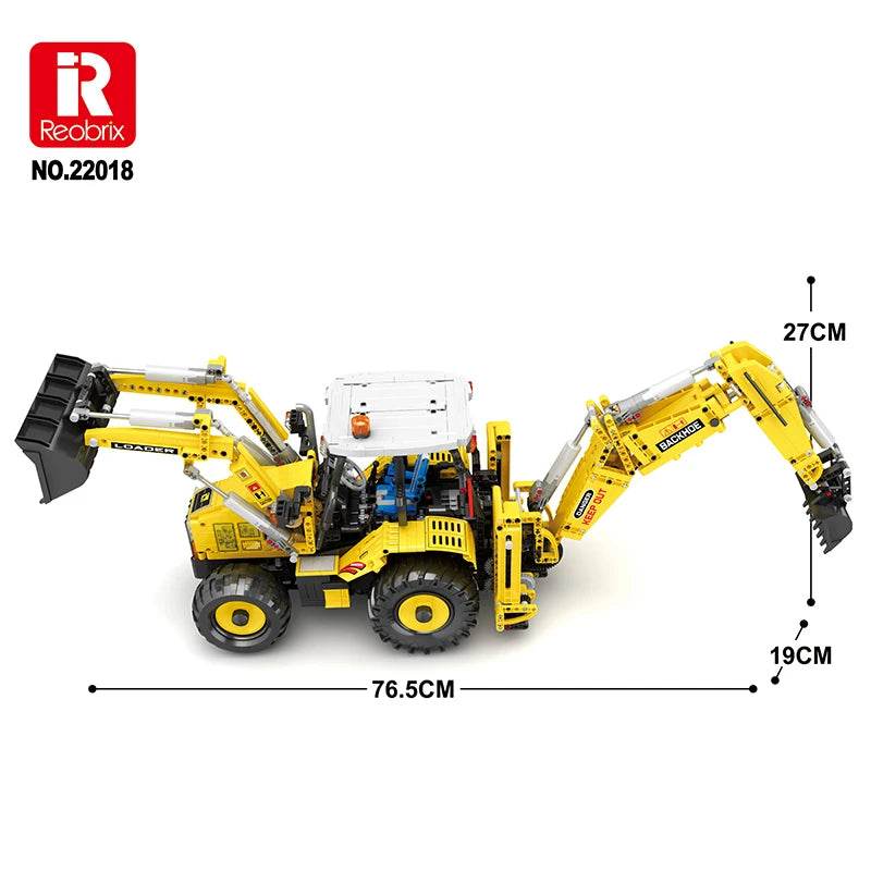 New Remote Control Bulldozer Excavator 2466Piece For Boys - ToylandEU