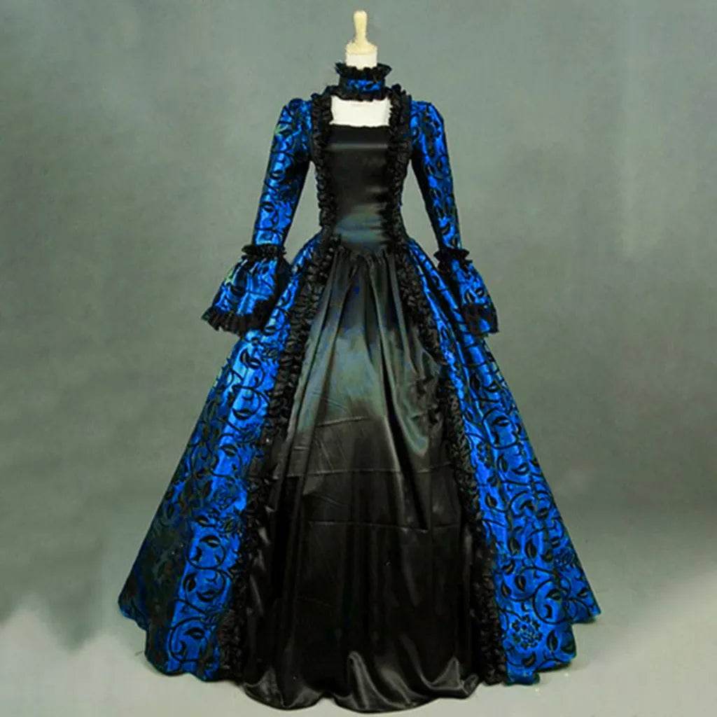 New Retro Gothic Dress Victorian Lace For Cosplay Fans - ToylandEU