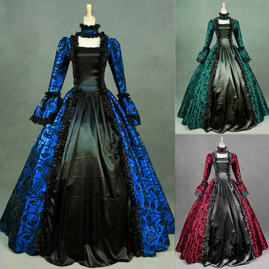 New Retro Gothic Dress Victorian Lace For Cosplay Fans - ToylandEU