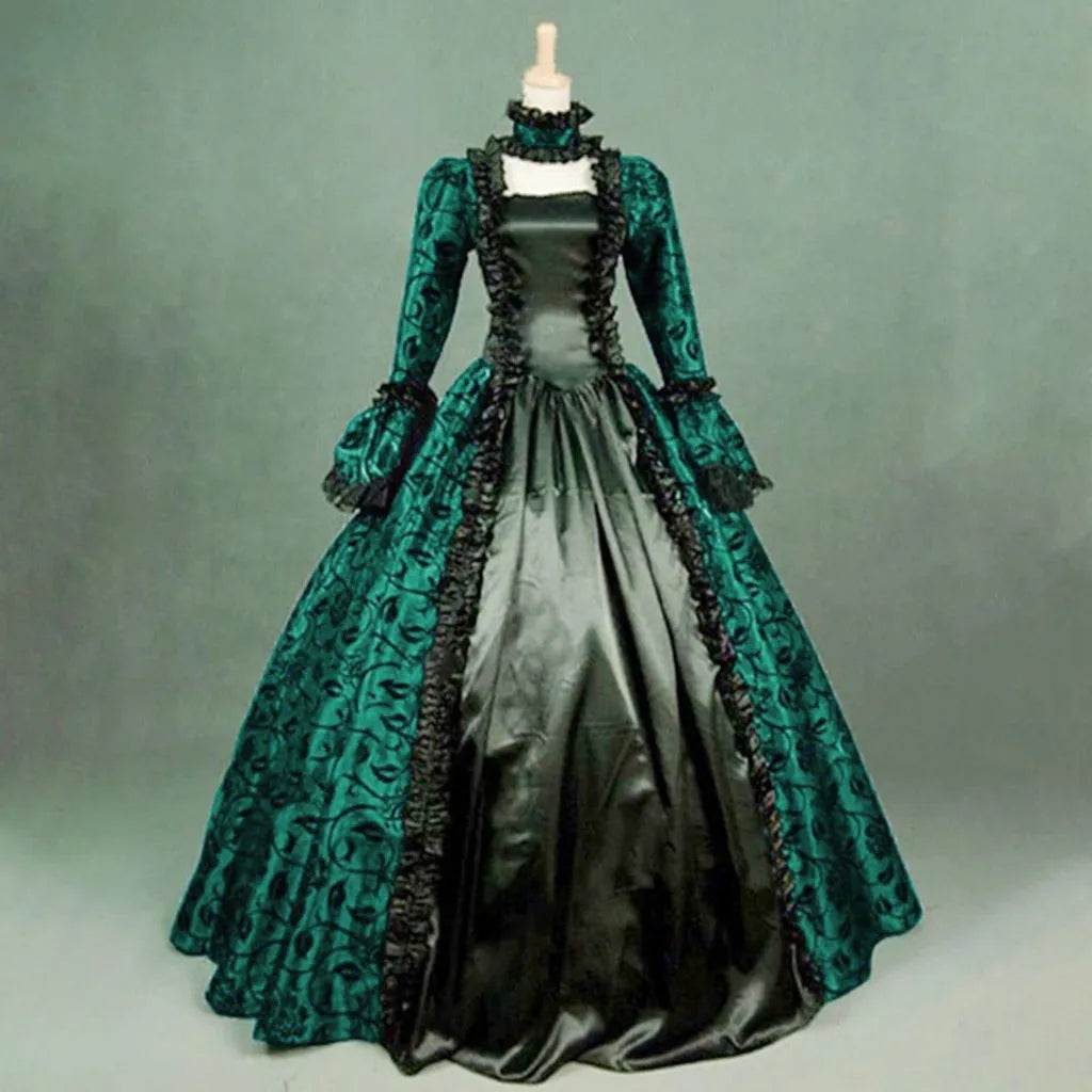 New Retro Gothic Dress Victorian Lace For Cosplay Fans - ToylandEU
