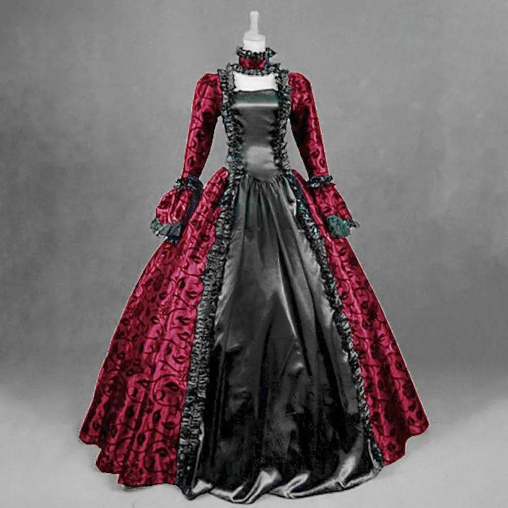 New Retro Gothic Dress Victorian Lace For Cosplay Fans - ToylandEU