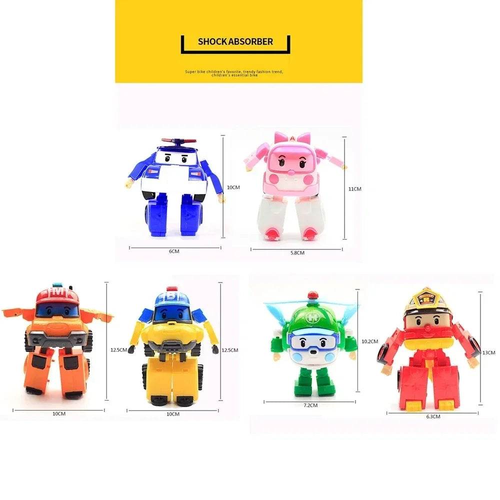 New Robocar Poli Action Figures Transforming Toys For Kids - ToylandEU