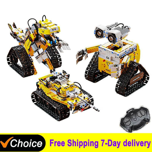 New Robot Kit 3in1 High Tech Programming For Kids Gift Idea - ToylandEU