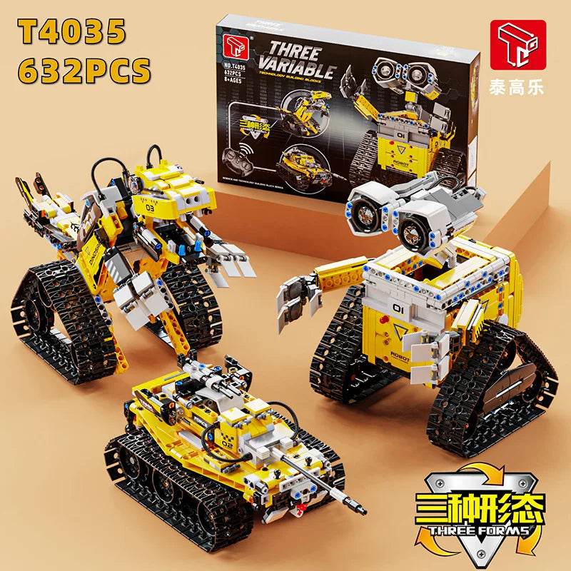 New Robot Kit 3in1 High Tech Programming For Kids Gift Idea - ToylandEU
