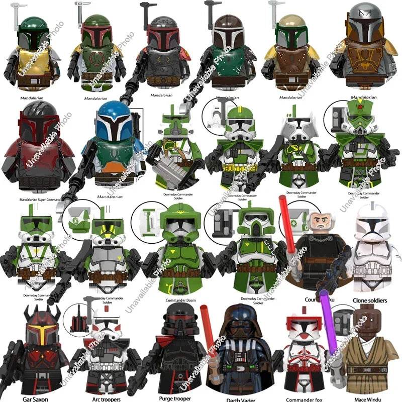 New Set Star Space Clone Wars 501st Legion Building Blocks Trooper Stormtrooper Clone Figures Compatible Building Blocks Kid Toy - ToylandEU