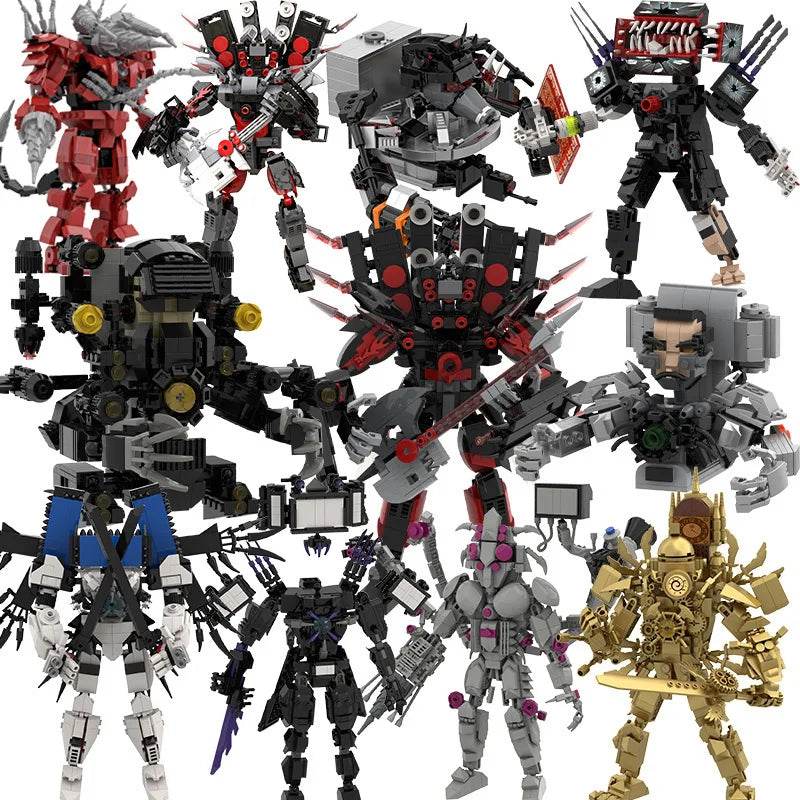 New Skibidi Toilet Building Blocks Set For Boys Xmas Gifts - ToylandEU