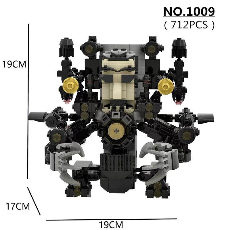New Skibidi Toilet Building Blocks Set For Boys Xmas Gifts - ToylandEU