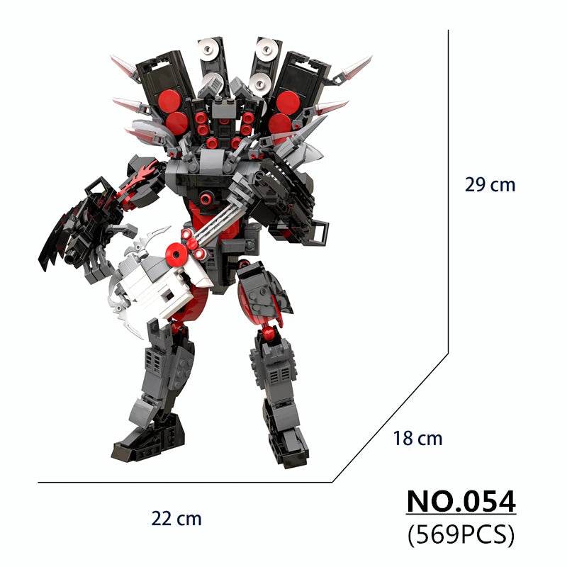 New Skibidi Toilet Building Blocks Set For Boys Xmas Gifts - ToylandEU