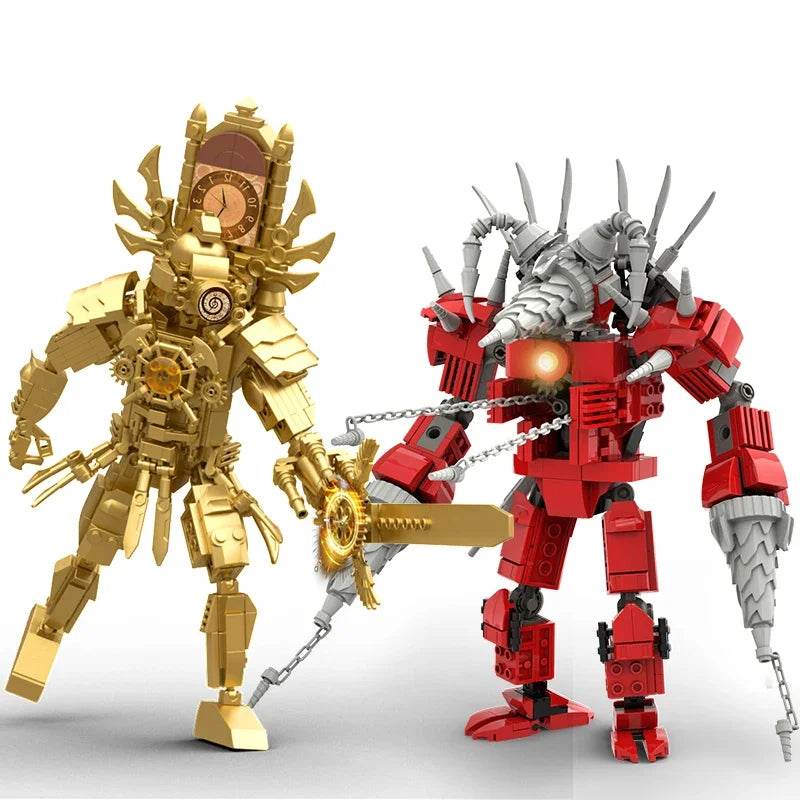 New Skibidi Toileted Giant Titan TVman Upgrade Speakerman Building Blocks Animation Figure Model Toys for Kids Ideas Gifts Christmas - ToylandEU